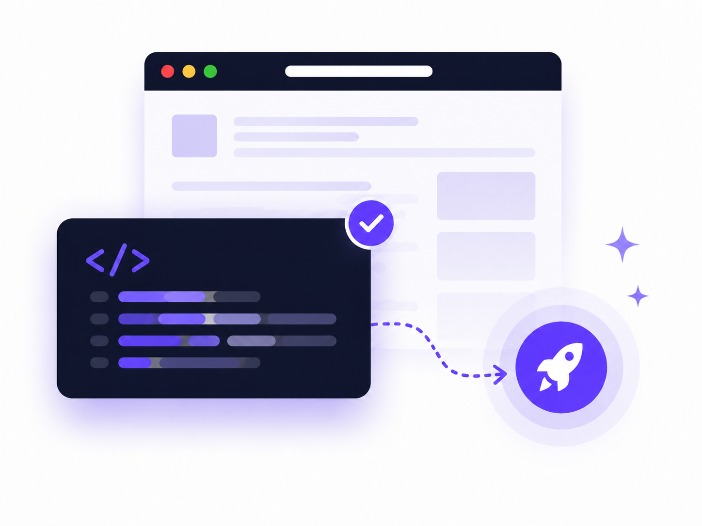 One-line deploy on any website