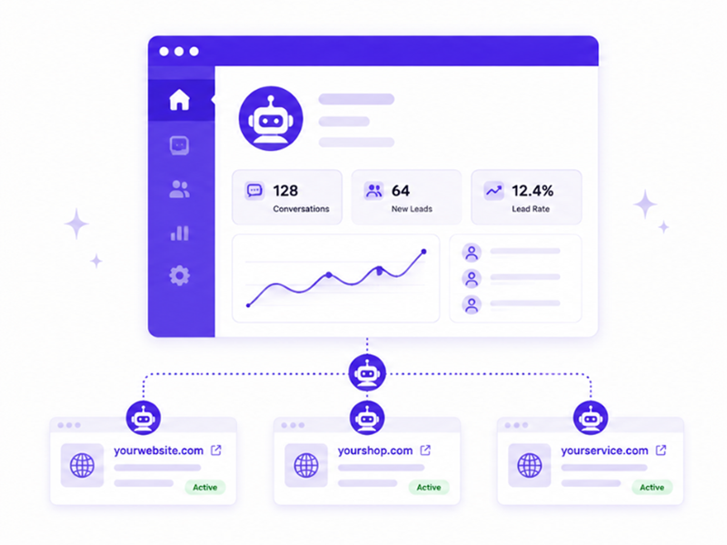 One agent per site managed from one dashboard