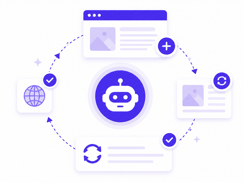 Agent stays current with your site content