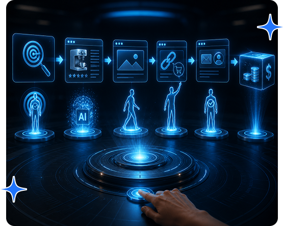 Traffic Genie visitor-to-sale process