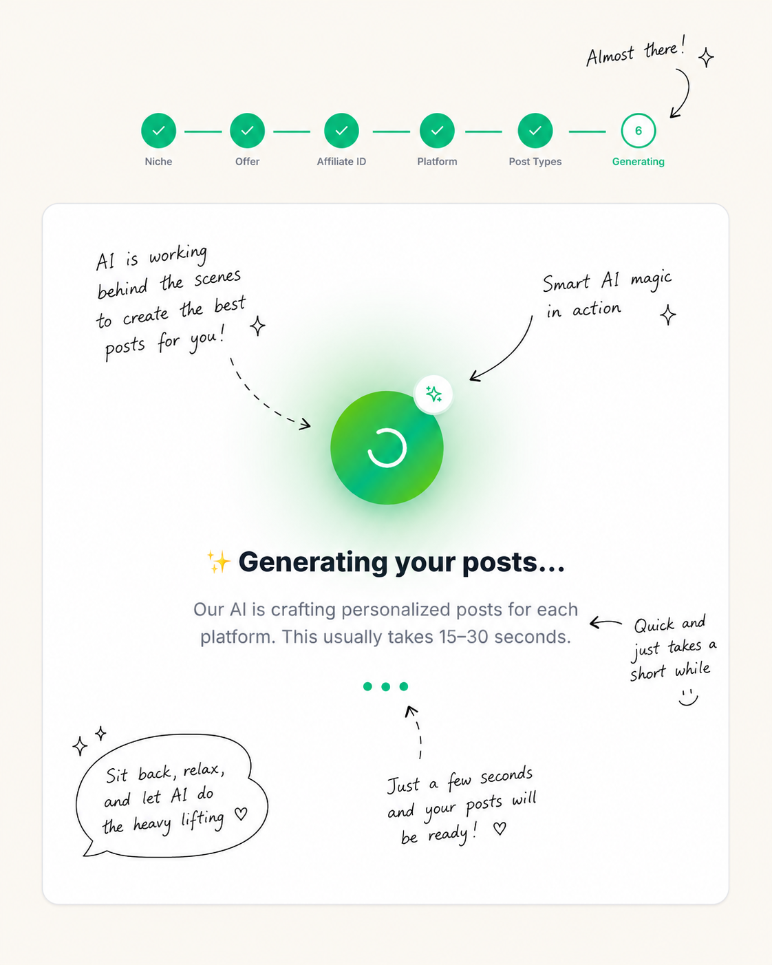 Drop in your affiliate ID and hit generate