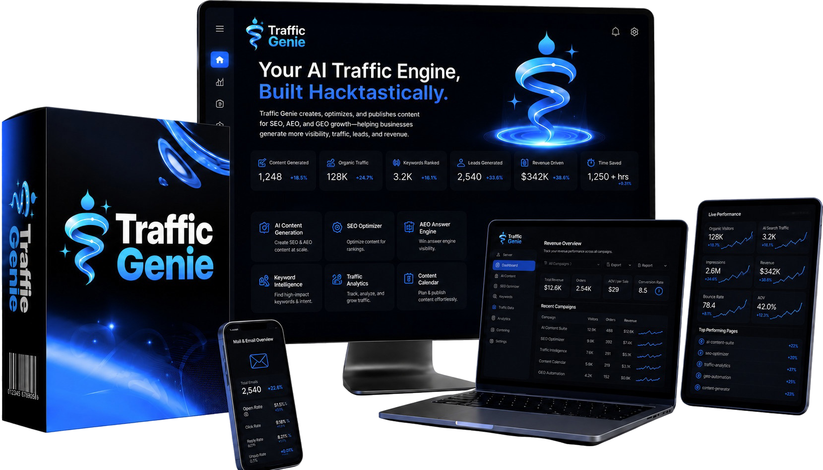 TrafficGenie software suite and product bundle