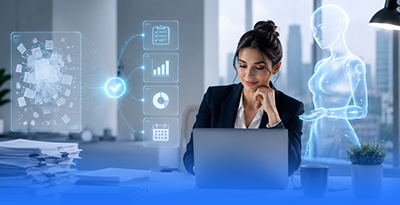 Busy professional using TrafficGenie