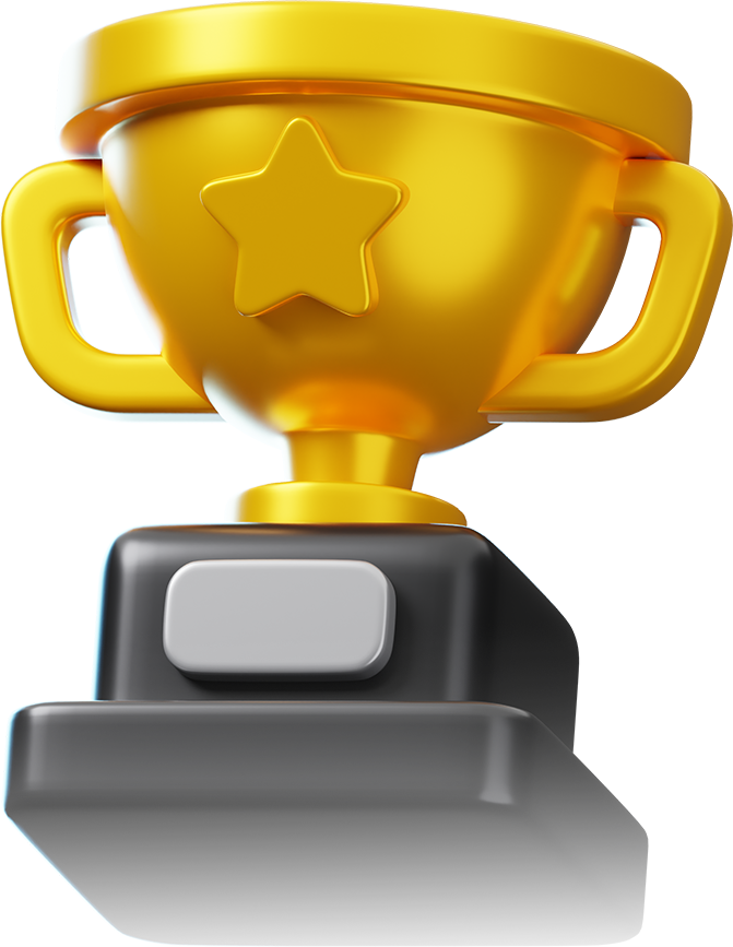 1st place trophy