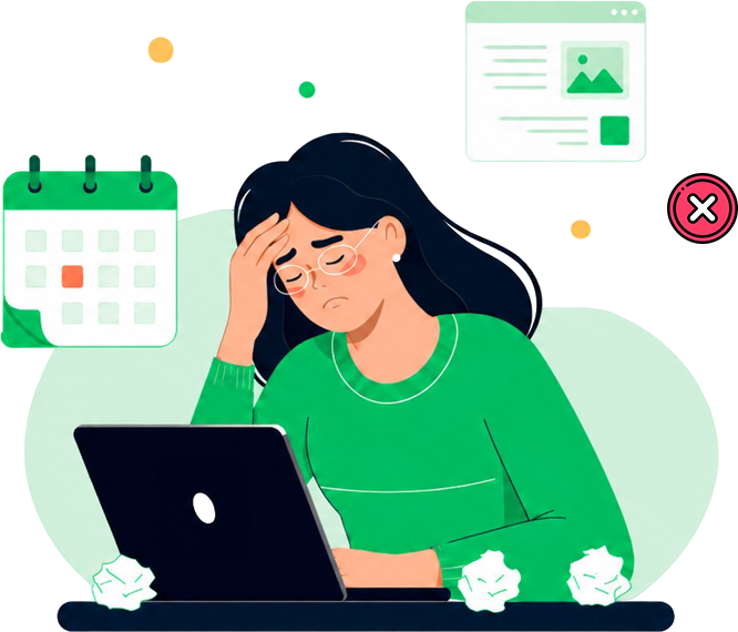 Stuck at one post a day on a single site